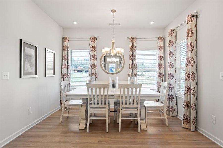 Furnished interior view inside a new home in Jones Ridge, Dallas (Image 3). Furnished interior view inside a new home in Jones Ridge, Dallas (Image 3).