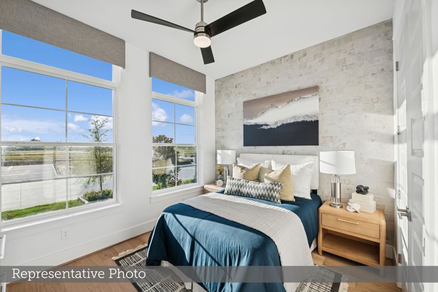 Furnished interior view inside a new home in Easthaven at Bridgeland Central - Vision Collection, Cypress (Image 4).