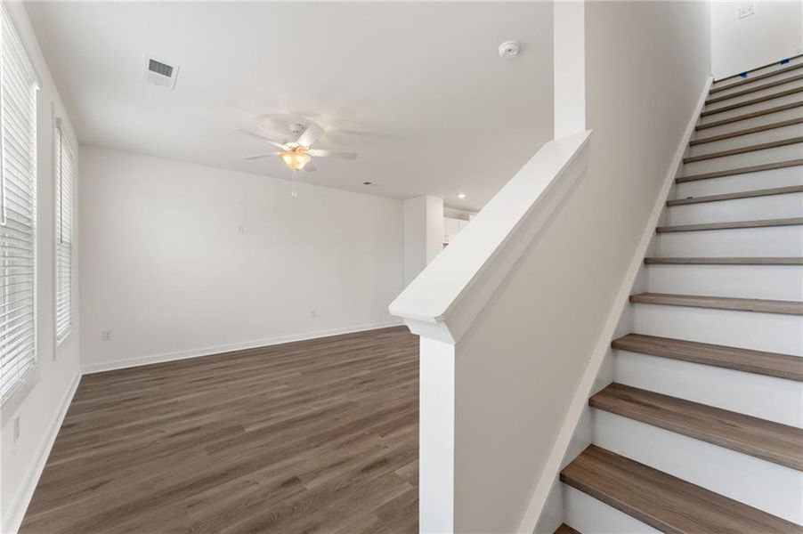 Spacious, unfurnished interior of a new home in Array, Atlanta (Image 22). Spacious, unfurnished interior of a new home in Array, Atlanta (Image 22).