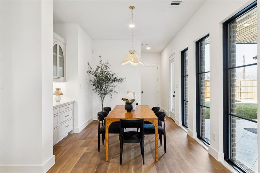 Furnished interior view inside a new home in , Dallas (Image 15).