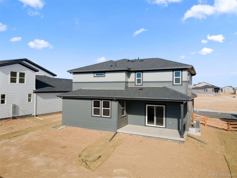 Exterior details and patio area of a home in , Thornton (Image 3).
