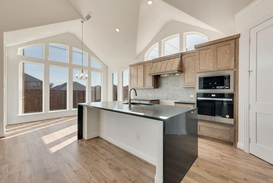 Furnished interior view inside a new home in Cedar Ridge Estates, Grand Prairie (Image 13). Furnished interior view inside a new home in Cedar Ridge Estates, Grand Prairie (Image 13).