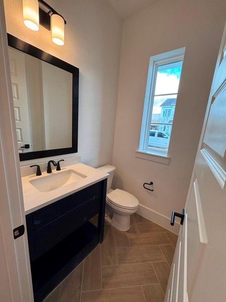 Furnished interior view inside a new home in Easthaven at Bridgeland Central - Vision Collection, Cypress (Image 7).