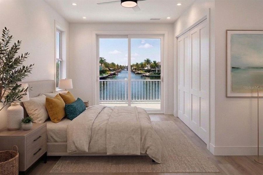 Furnished interior view inside a new home in , Bradenton (Image 8).