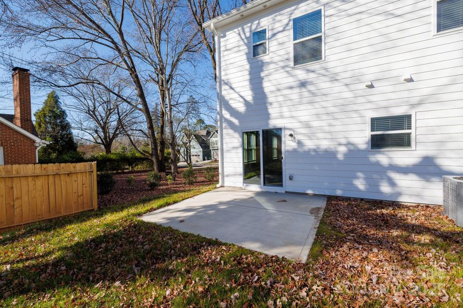 Exterior details and patio area of a home in , Charlotte (Image 25).