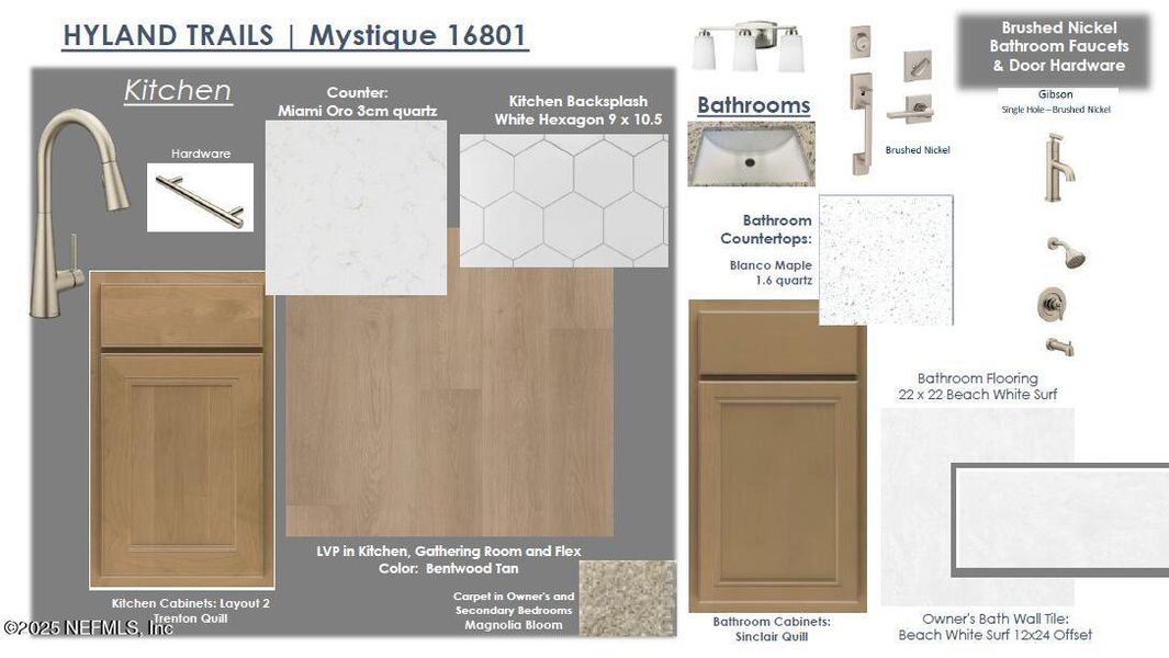 Sample of building materials used in homes in Hyland Trail, Green Cove Springs (Image 20).