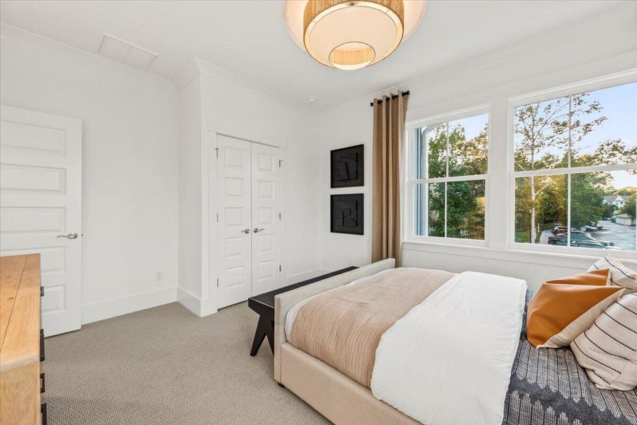 Furnished interior view inside a new home in Park's Edge at Carolina Bay, Charleston (Image 26).