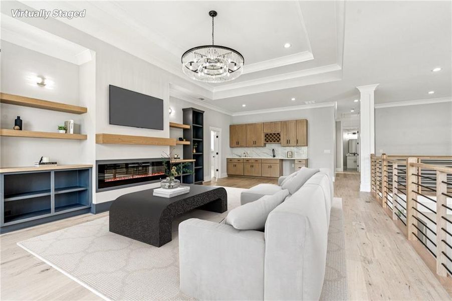 Furnished interior view inside a new home in , Hoschton (Image 15). Furnished interior view inside a new home in , Hoschton (Image 15).