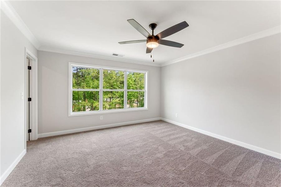 Spacious, unfurnished interior of a new home in Townes at South Main, Kennesaw (Image 28).