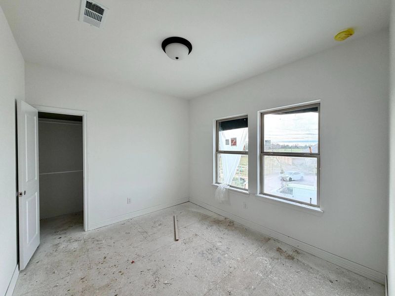 Construction progress - second bedroom