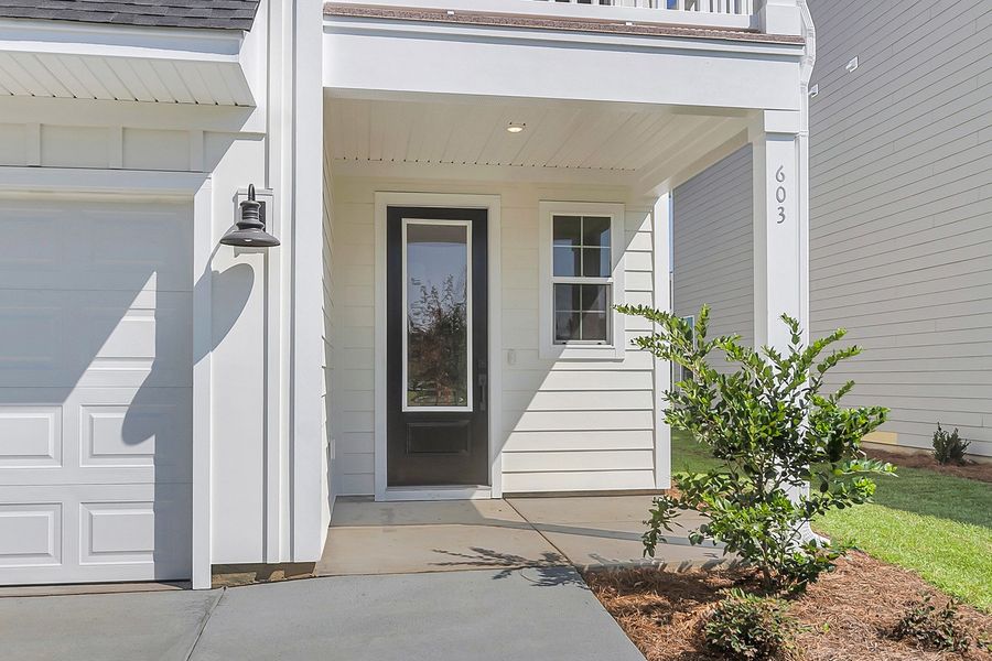 Exterior details and patio area of a home in Pineland Preserve, Summerville (Image 3). Exterior details and patio area of a home in Pineland Preserve, Summerville (Image 3).