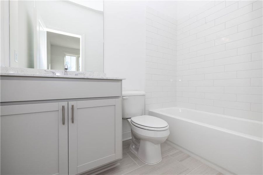 Furnished interior view inside a new home in Ecco Park, Alpharetta (Image 11).