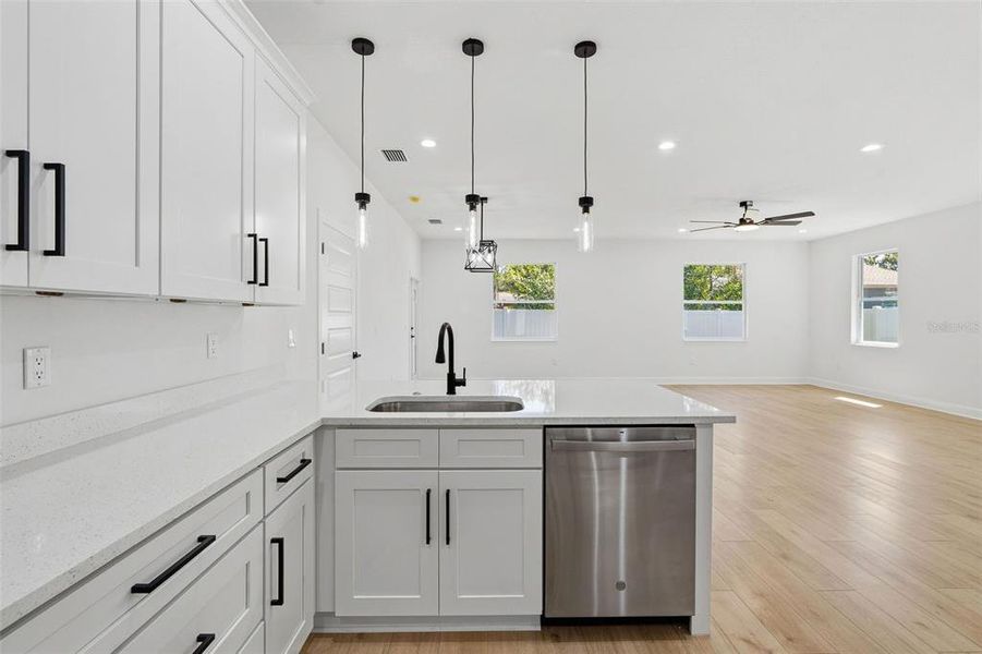Furnished interior view inside a new home in , Tampa (Image 8).