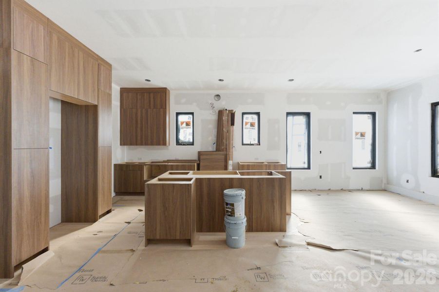 In-progress construction of a new home in , Charlotte, NC (Image 37).