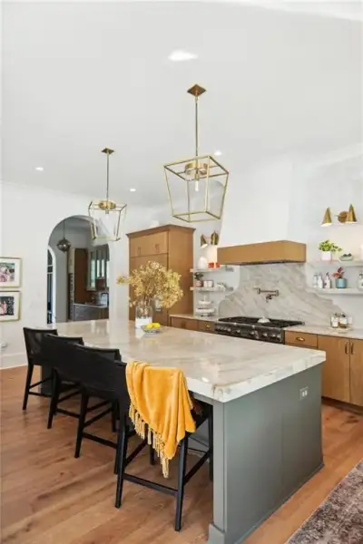 Furnished interior view inside a new home in , Atlanta (Image 14).