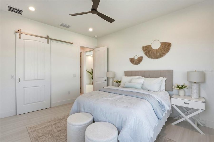 Furnished interior view inside a new home in , Madeira Beach (Image 9).
