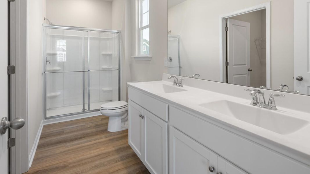 Furnished interior view inside a new home in Saltgrass Landing, Winnabow (Image 10).
