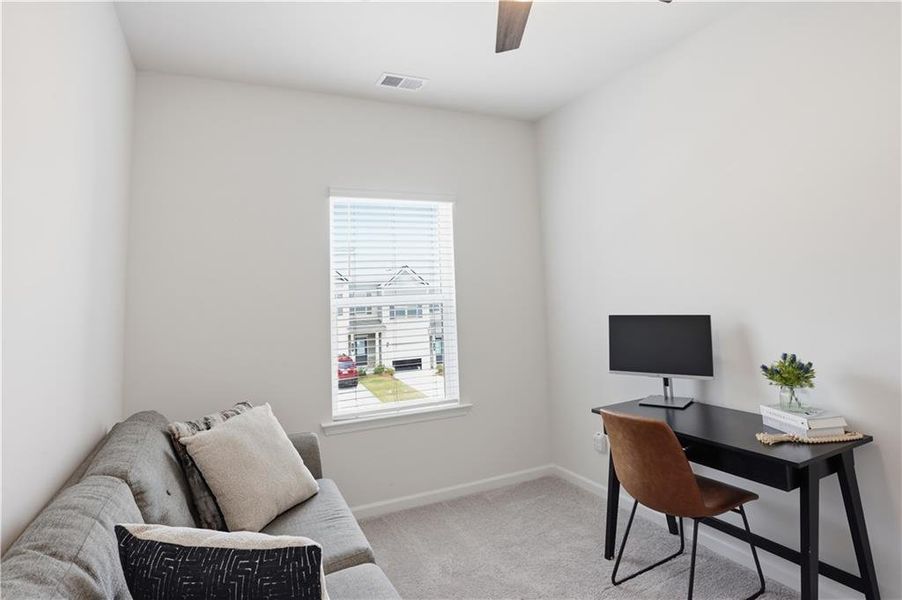 Furnished interior view inside a new home in , Cartersville (Image 25).