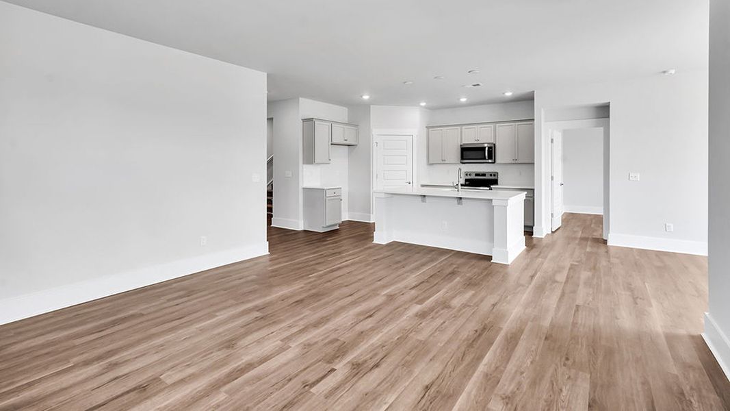 Spacious, unfurnished interior of a new home in The Haven at Indigo Preserve, Leland (Image 16).