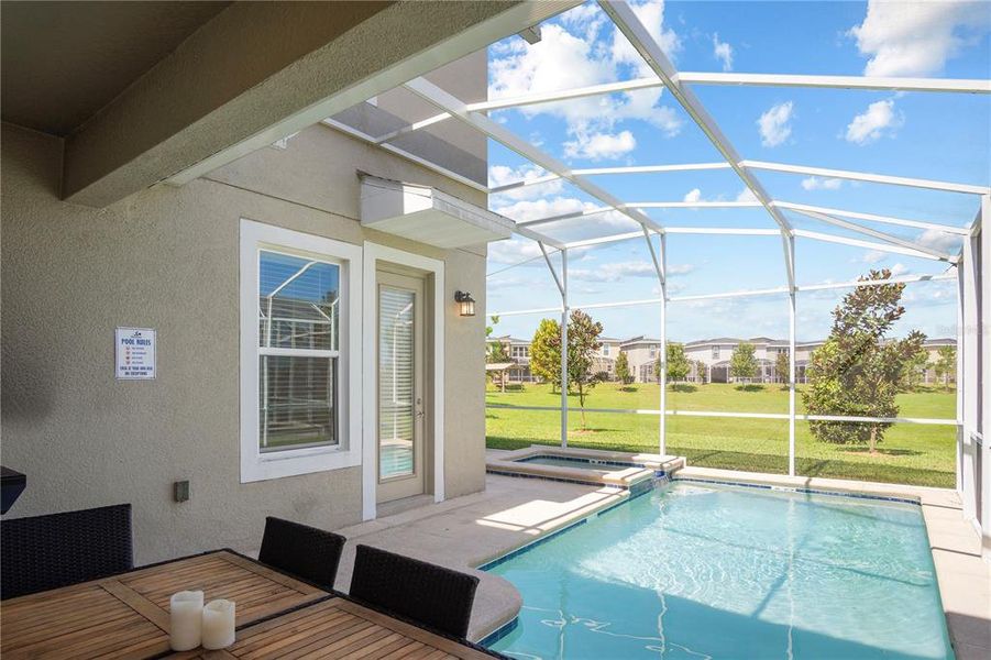 Exterior details and patio area of a home in , Davenport (Image 2).