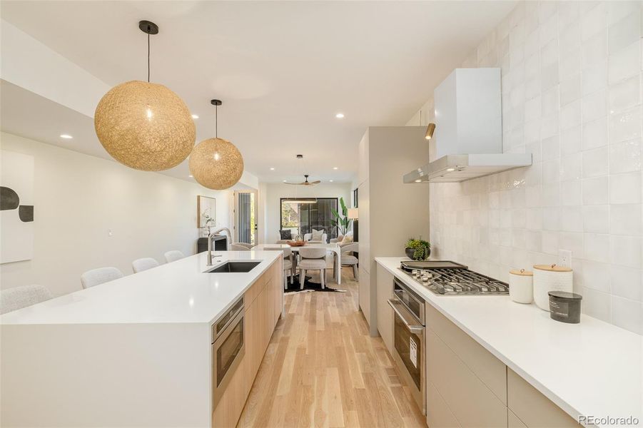 Furnished interior view inside a new home in , Denver (Image 30).