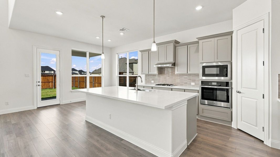 Furnished interior view inside a new home in Green Meadows Classic, Celina (Image 43).