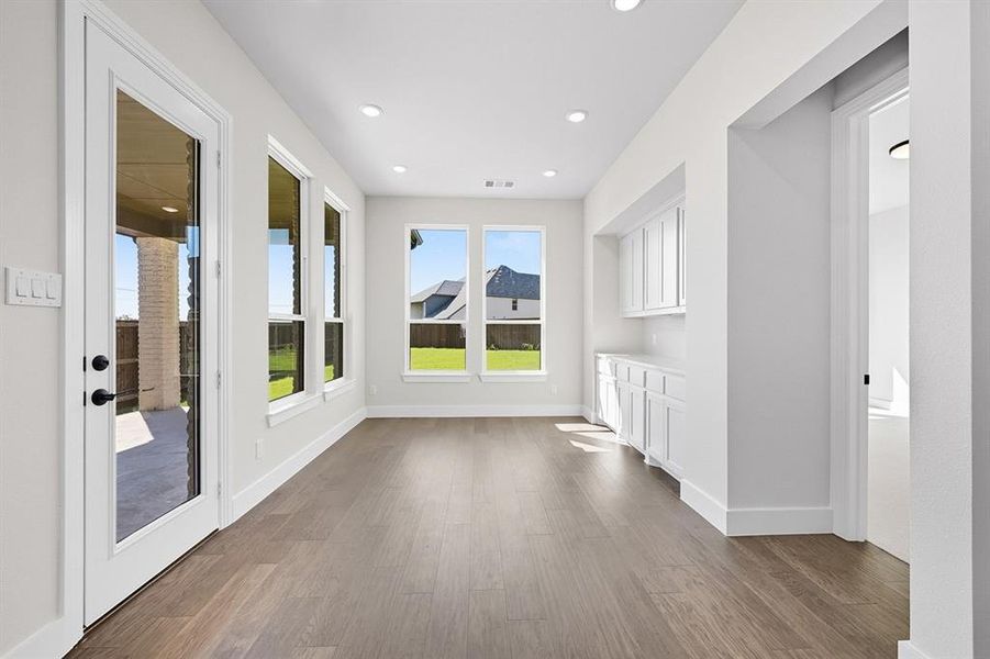 Spacious, unfurnished interior of a new home in Trinity Falls, McKinney (Image 17). Spacious, unfurnished interior of a new home in Trinity Falls, McKinney (Image 17).