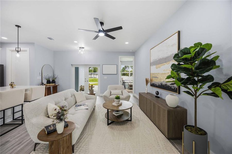Furnished interior view inside a new home in , North Port (Image 42). Furnished interior view inside a new home in , North Port (Image 42).