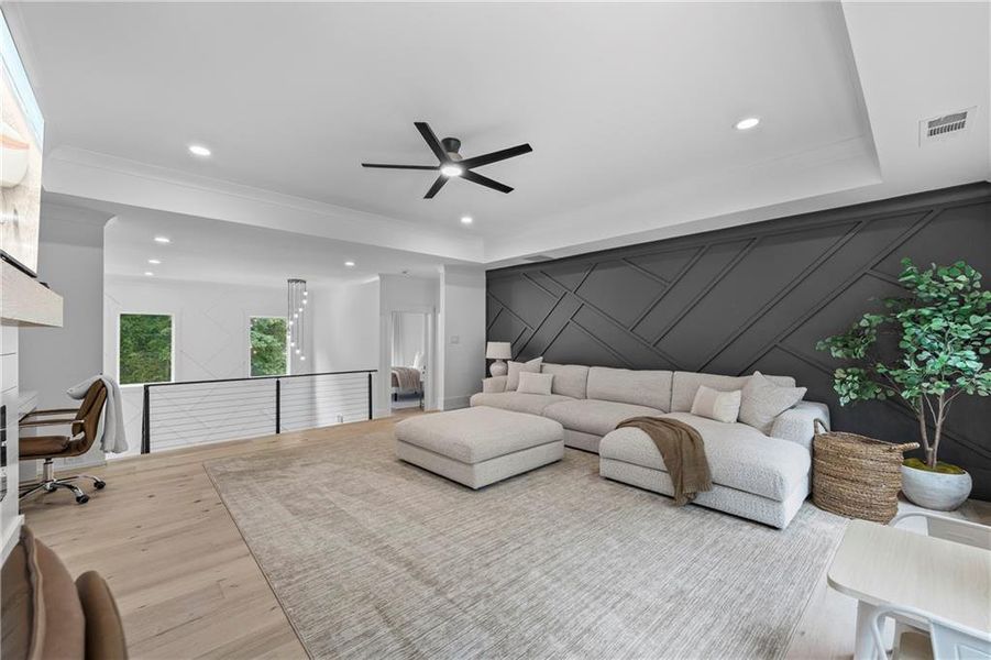 Furnished interior view inside a new home in , Hoschton (Image 35).