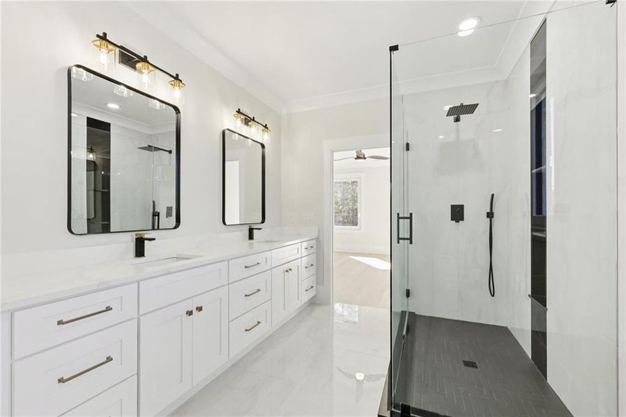 Furnished interior view inside a new home in , Dacula (Image 7).