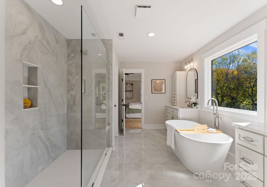 Furnished interior view inside a new home in , Mooresville (Image 37).