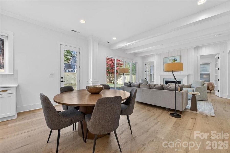 Furnished interior view inside a new home in , Charlotte (Image 19).