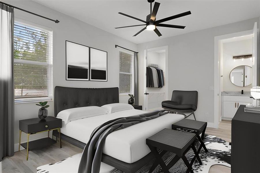 Furnished interior view inside a new home in , Beverly Hills (Image 45). Furnished interior view inside a new home in , Beverly Hills (Image 45).