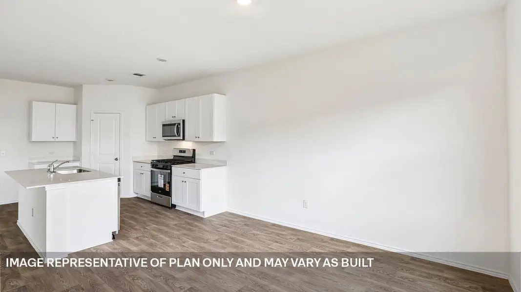 Furnished interior view inside a new home in Wayside, Uhland (Image 4).