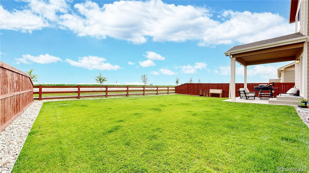 Front exterior of a new home in Ravina, Windsor, CO, highlighting curb appeal (Image 23). Front exterior of a new home in Ravina, Windsor, CO, highlighting curb appeal (Image 23).