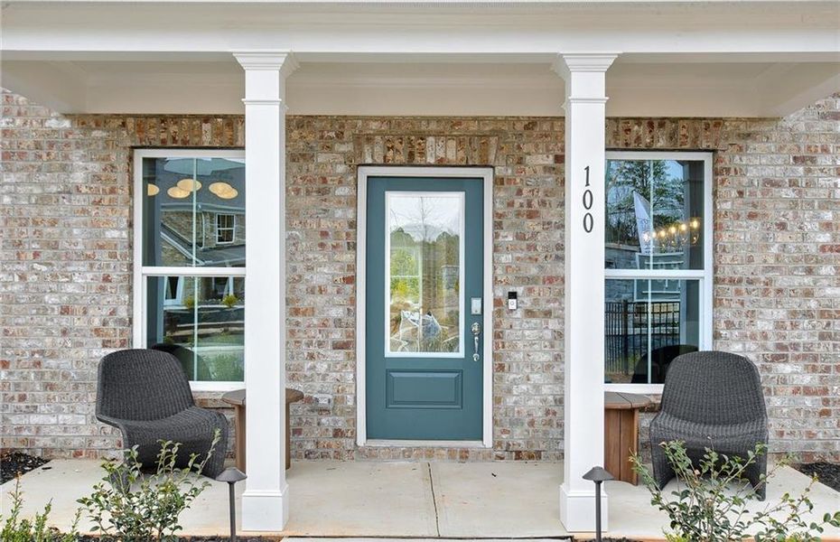 Exterior details and patio area of a home in Anderson Point Estates, McDonough (Image 2). Exterior details and patio area of a home in Anderson Point Estates, McDonough (Image 2).