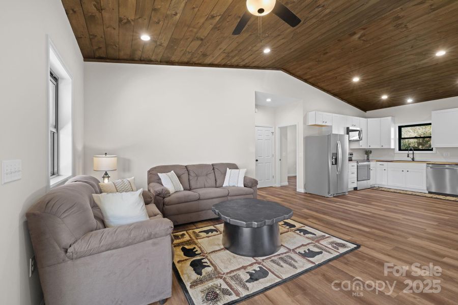 Furnished interior view inside a new home in , Bryson City (Image 9).