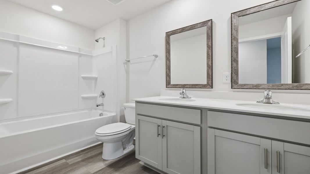 Furnished interior view inside a new home in Baxter Village, Boiling Springs (Image 11). Furnished interior view inside a new home in Baxter Village, Boiling Springs (Image 11).