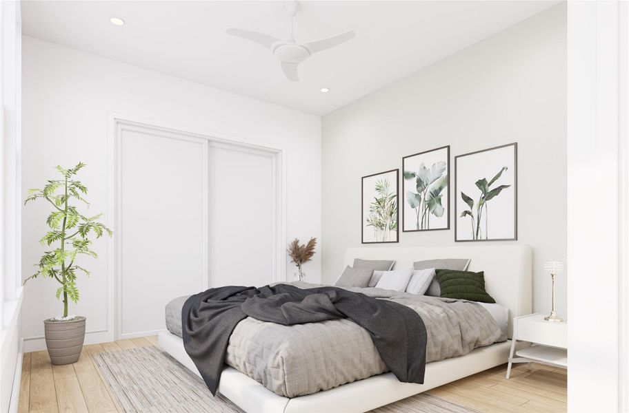 Secondary bedroom with en-suite bathroom. Secondary bedroom with en-suite bathroom.