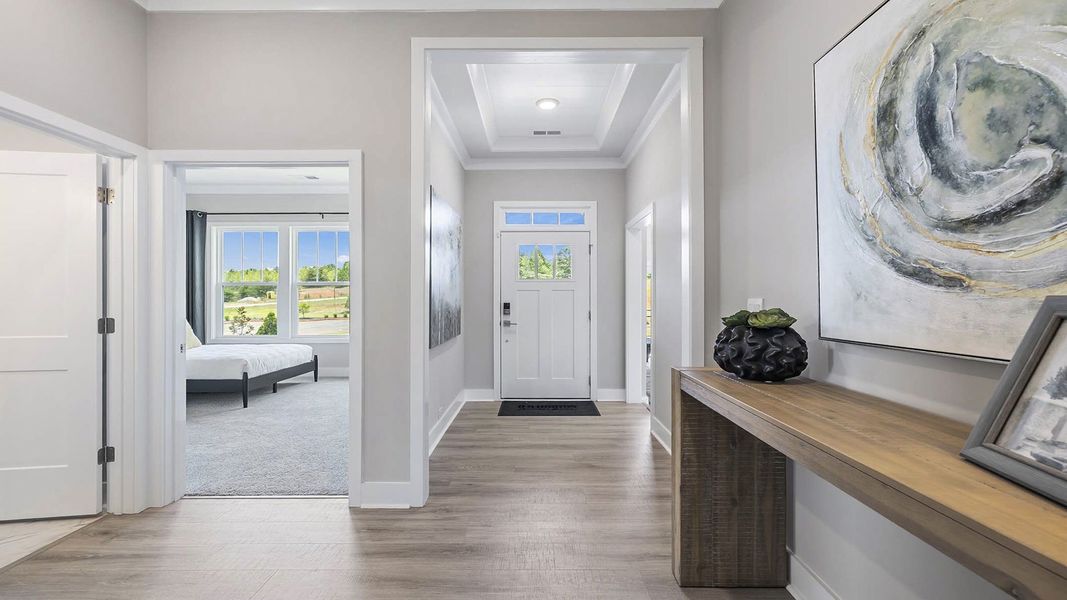 Furnished interior view inside a new home in Cottonwood Ridge, Piedmont (Image 7).
