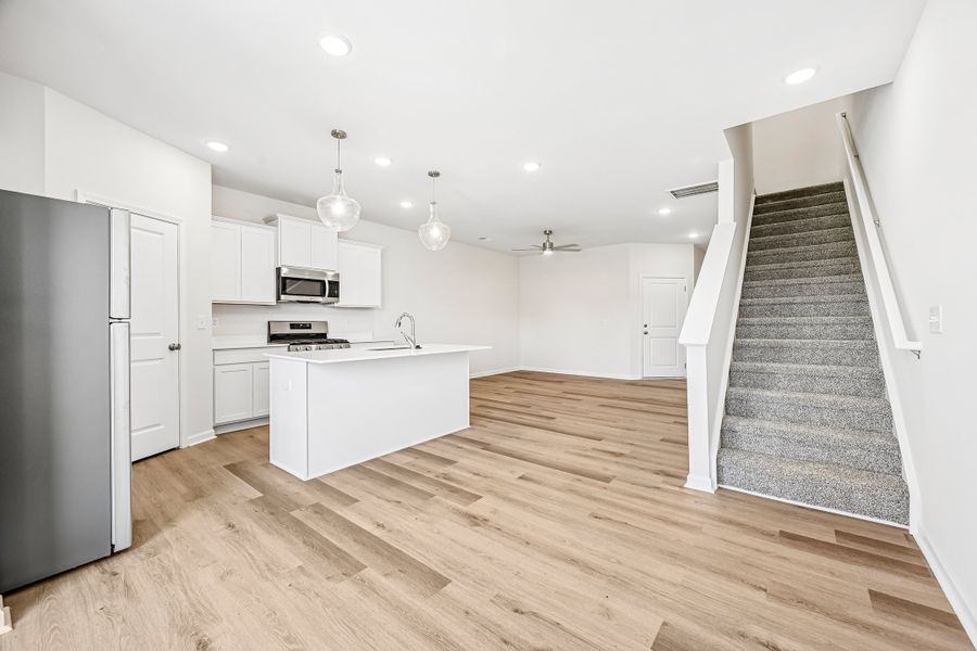 Furnished interior view inside a new home in Trenton Place, Roebuck (Image 10).