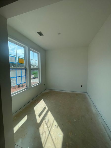 This bright space features soaring ceilings and la This bright space features soaring ceilings and la