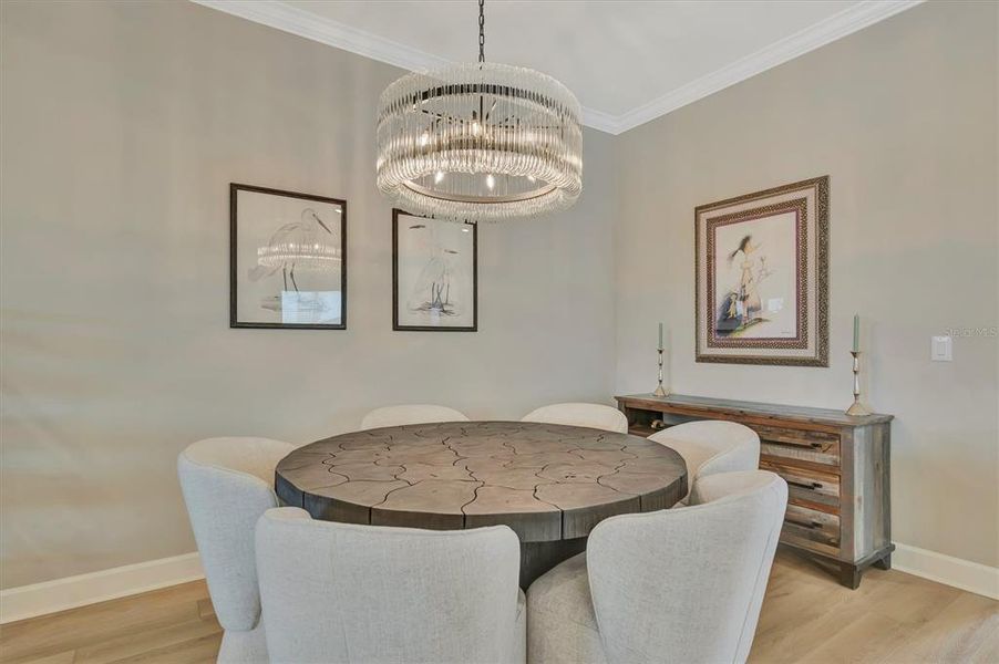 Furnished interior view inside a new home in , Palmetto (Image 36).