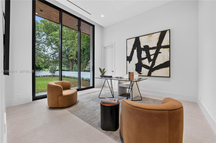 Furnished interior view inside a new home in , Miami (Image 18).