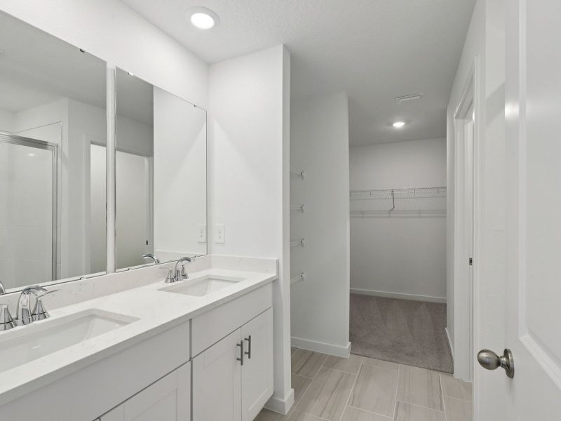 Furnished interior view inside a new home in Flagler Village - Classic Series, Palm Coast (Image 7).