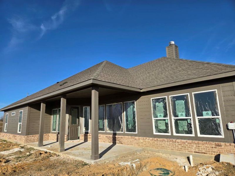 In-progress construction of a new home in Hillview Addition, Decatur, TX (Image 15).