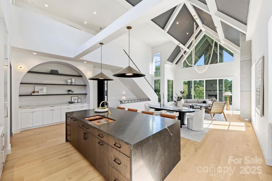 Furnished interior view inside a new home in , Charlotte (Image 6).