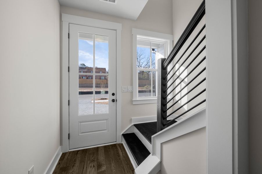 Photo is of a similar home