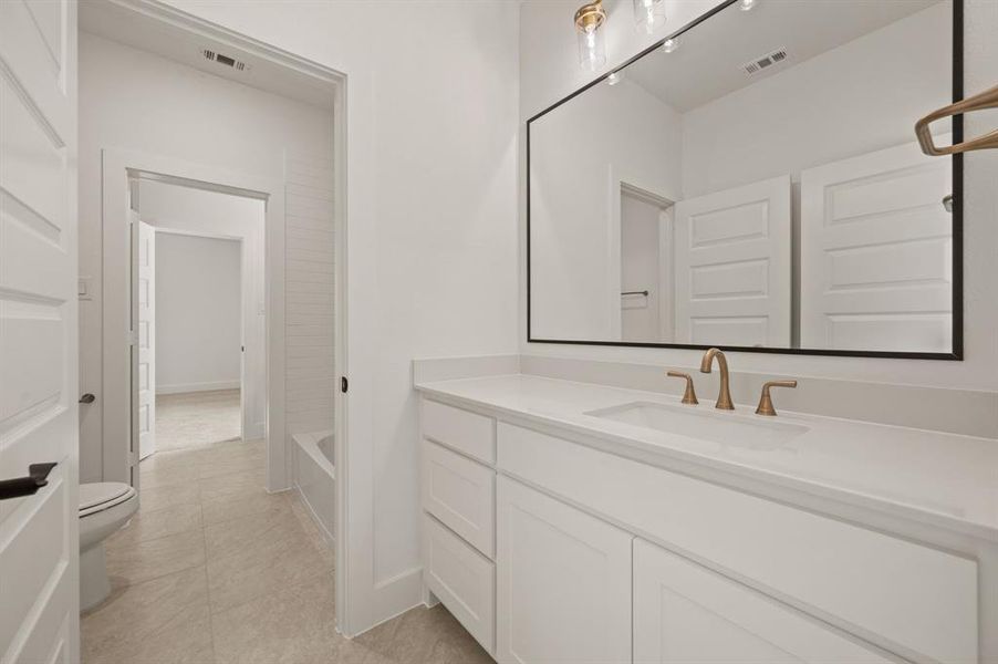 Furnished interior view inside a new home in Parks of Aledo, Aledo (Image 7).