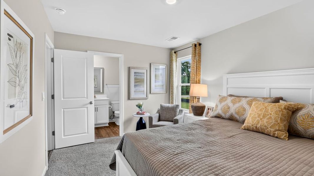 Furnished interior view inside a new home in Village 3, Woodruff (Image 32).